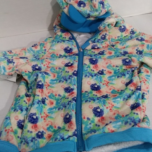 LovinPet Blue Floral Print Dog Pajamas With Hood Size L *NWT* - Picture 6 of 9